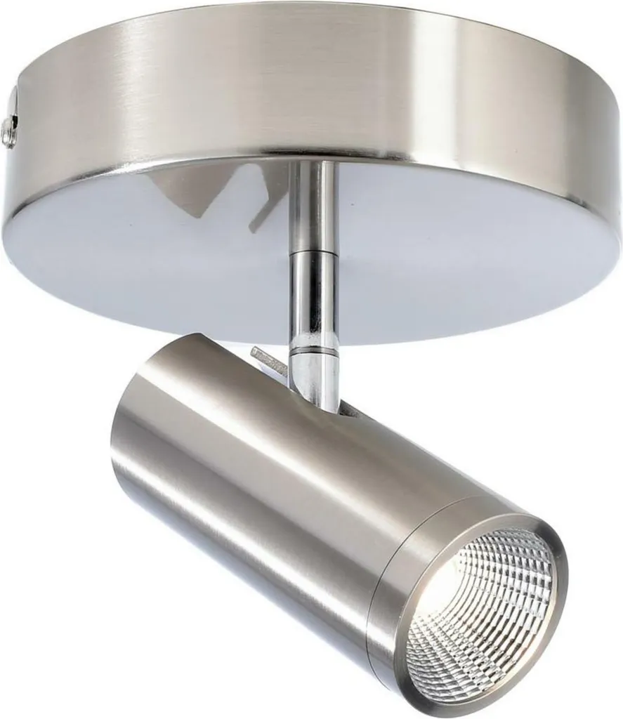 Plafonnier Deko-Light Becrux I 348111 Argent 6W 3000K 490lm pour Intérieur