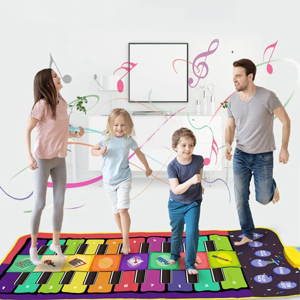 Tapis piano musical antidérapant pour bébé : éveillez ses sens par le jeu