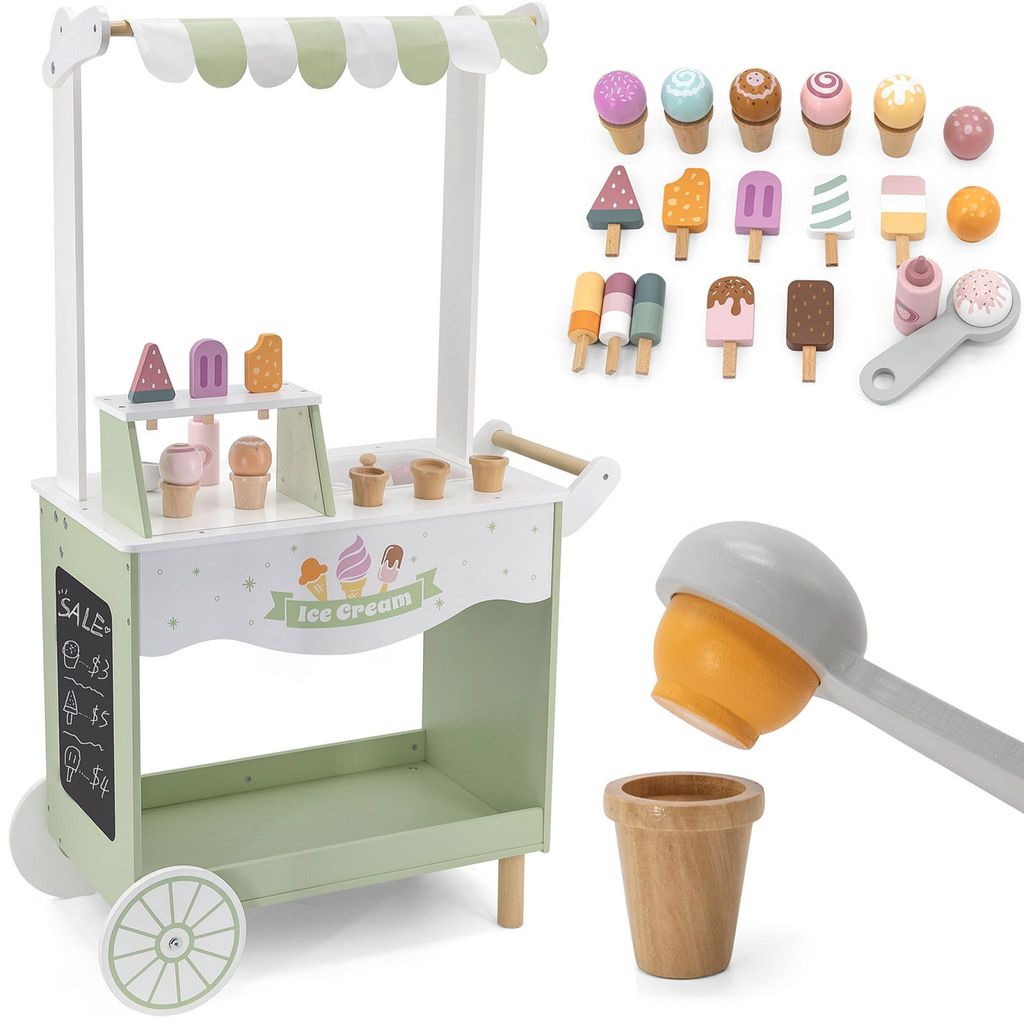 VIGA PolarB : stand de glaces en bois, glacier mobile Image du produit 