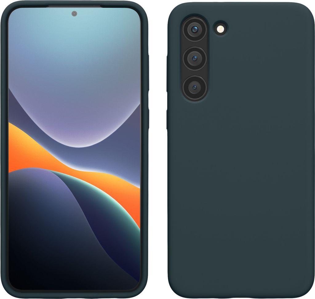 kwmobile Hülle kompatibel mit Samsung Galaxy S23 Plus Hülle - dünnes Silikon Handy S23 Plus Case - stoßfeste Handyhülle weiche Oberfläche - K...