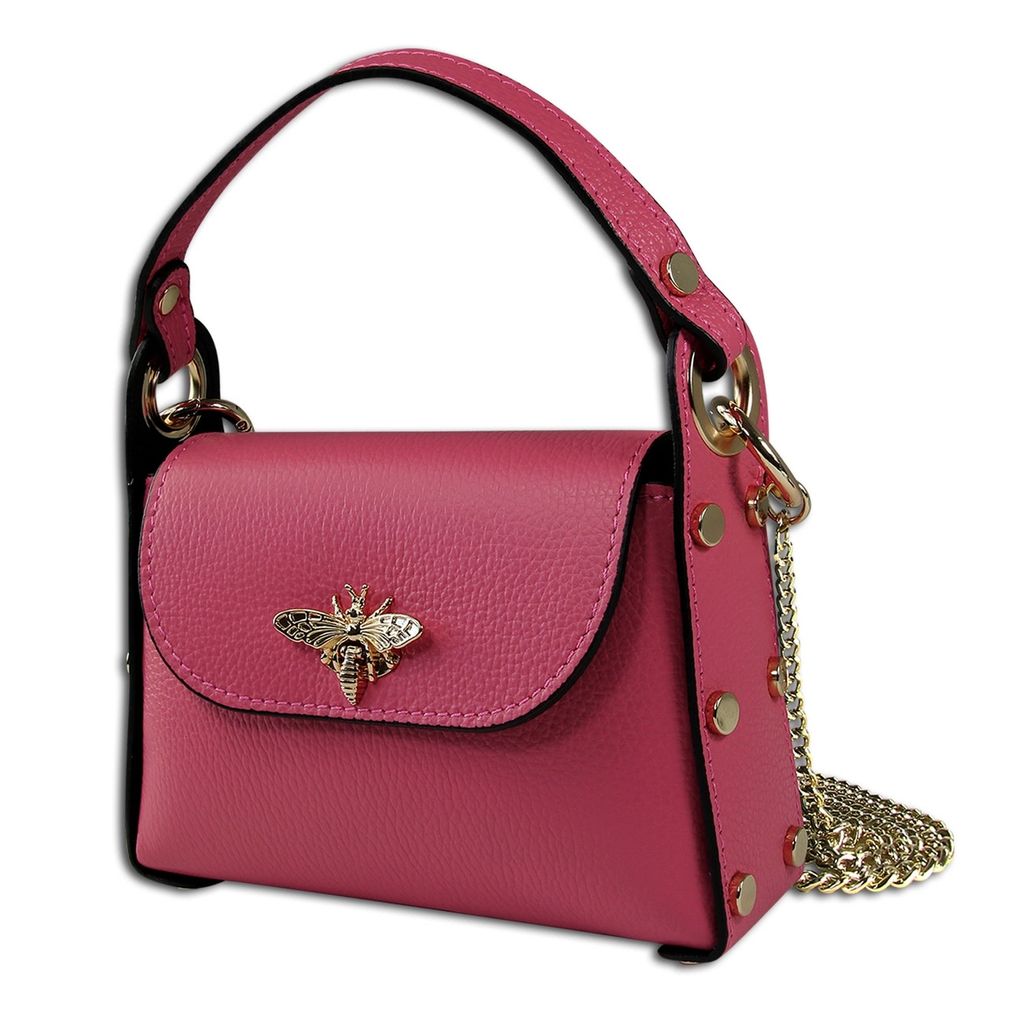 Toscanto Leder Tasche Umhängetasche coralle rosa OTT817UE