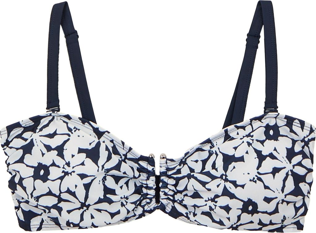 Regatta - "Aceana III" Bikini Oberteil für Damen RG11352 (42 DE) (Marineblau/Weiß)