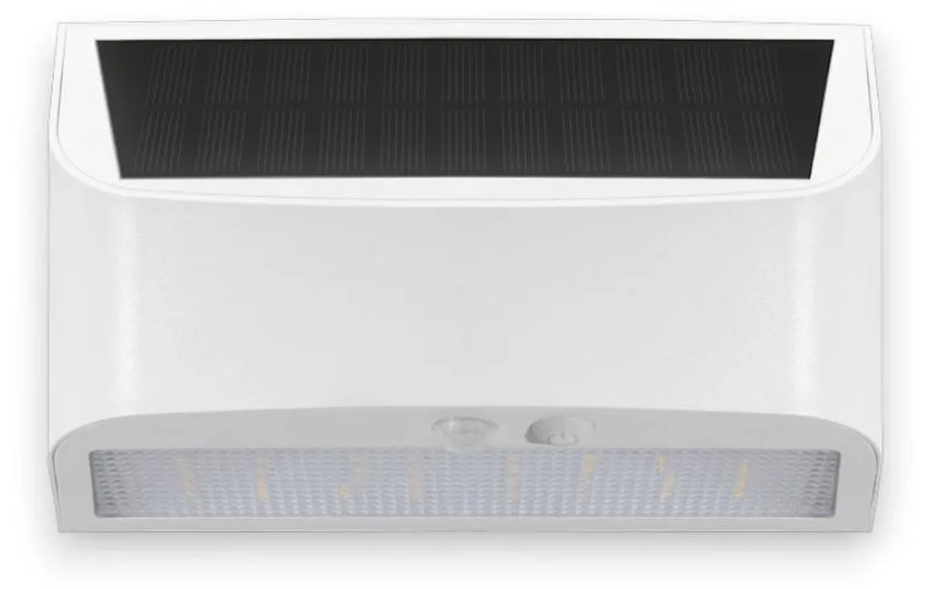 Éclairage de terrasse LED solaire 6W blanc Century pour sécuriser vos accès