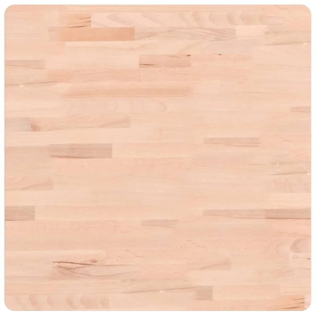 SYFAX™ Piano Quadrato 60x60 cm Faggio Massello - Top Tavolo Design Scandi