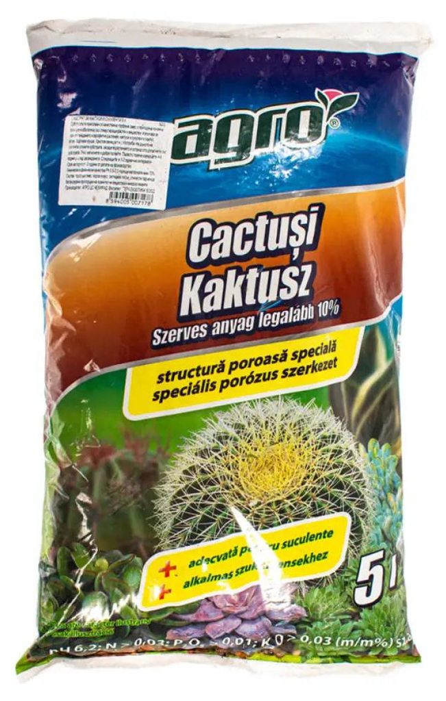 Substrát pro kaktusy 5L AGRO Obrázek produktu 