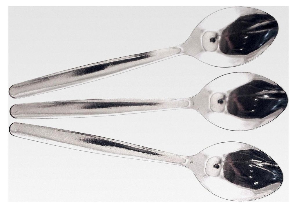 Teelöffel Set 3-teilig – klassische Edelstahl-Löffel, langlebig und spülmaschinenfest – geeignet für Tee, Kaffee und Desserts