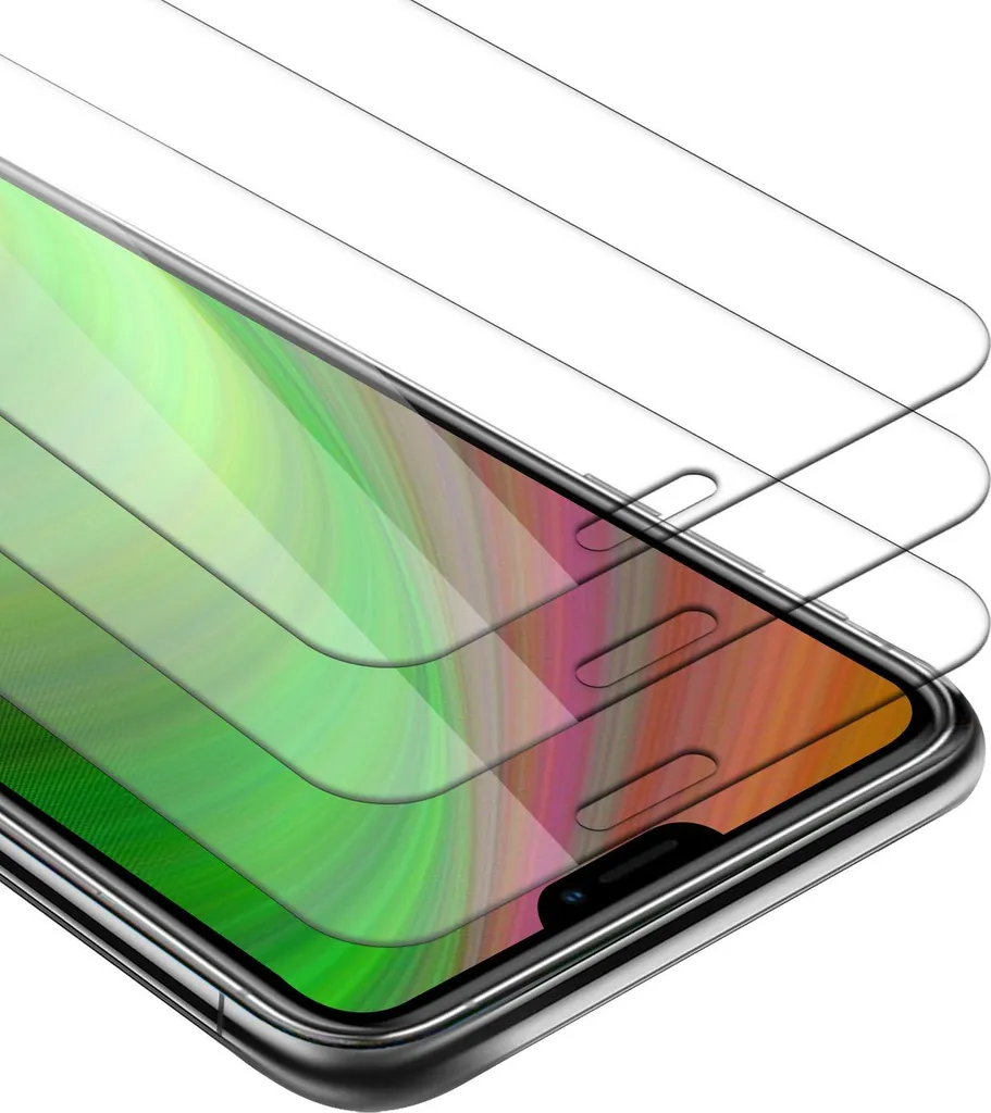 Cadorabo 3x Vetro Temperato iPhone 13 Crystal Clear - Protezione Display 9H