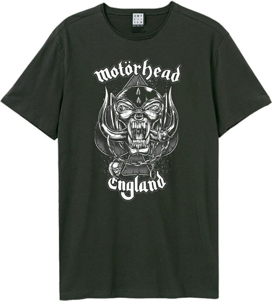 Amplified - "England Pt2" T-Shirt für Herren/Damen Uni GD1327 (XXL) (Holzkohle)
