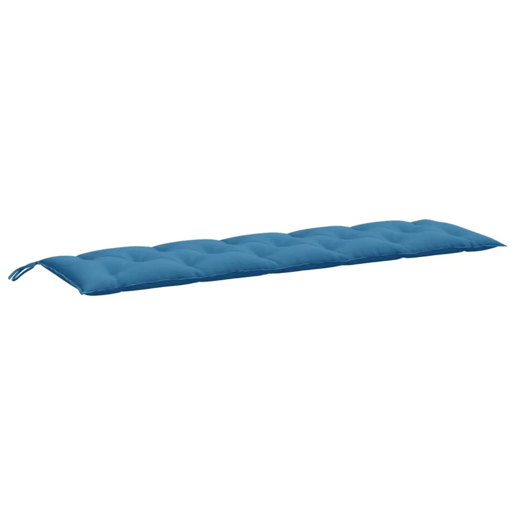 Cuscino Panca Giardino 180x50x7 cm Blu Mélange | vidaXL Tessuto