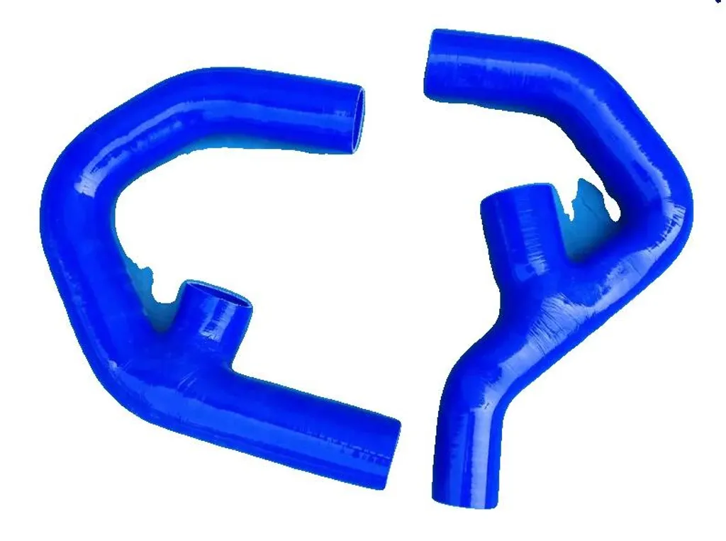 Tuyau silicone intercooler bleu haute résistance thermique universel