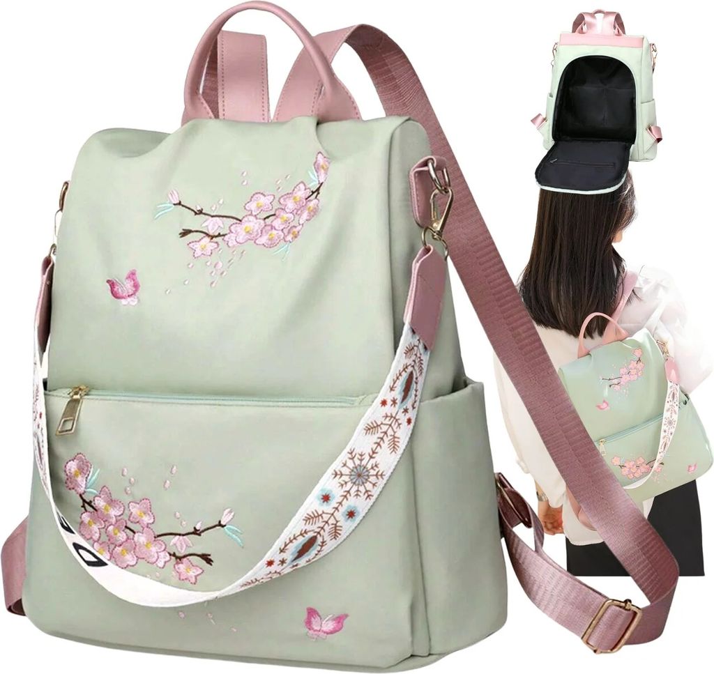 EDIBAZZAR Damen City-Rucksack wasserdicht geräumig