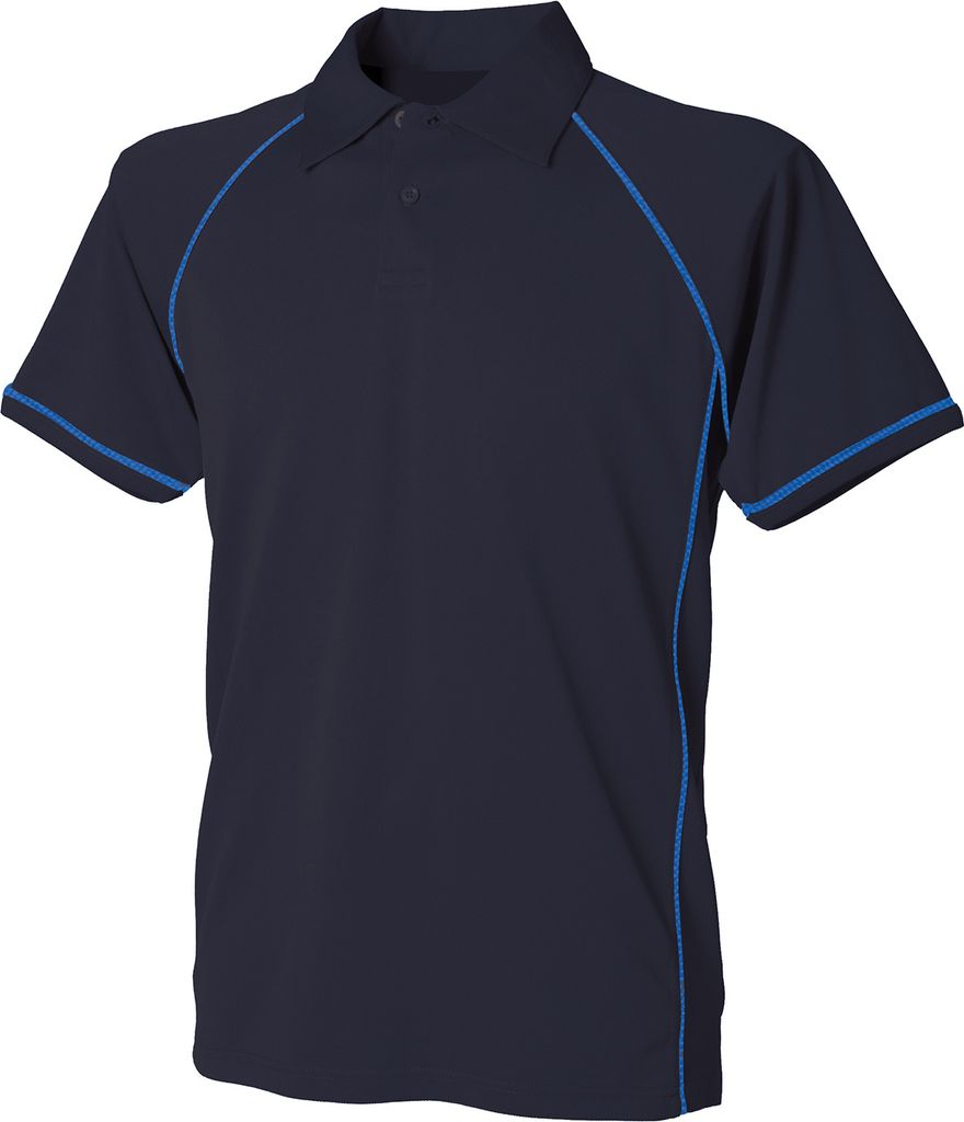 Finden & Hales Kinder Sport Polo T-Shirt RW429 (104) (Marineblau/Königsblau)