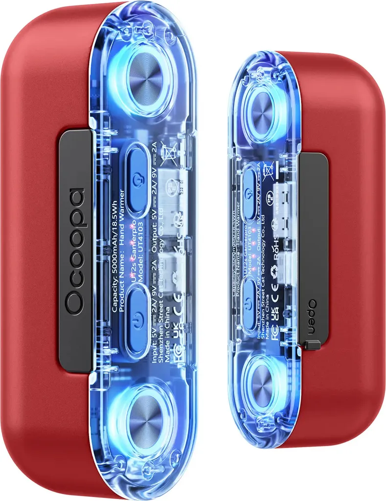 Chauffage Céramique Portable Ocoopa Rouge UT4103 Ultra Silencieux