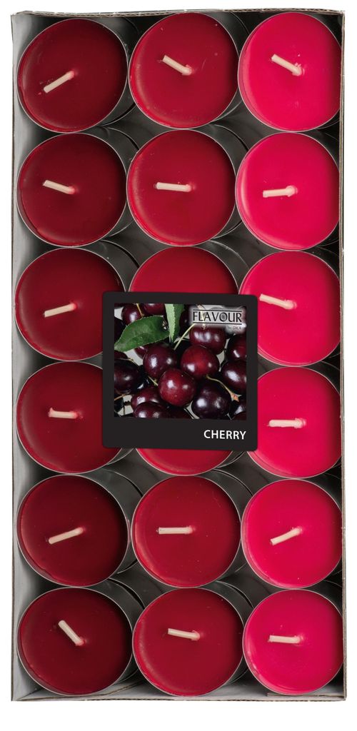 Conpax Teelichter - Mega-Pack - 36x - Kirsche - 4,5 Produktbild 