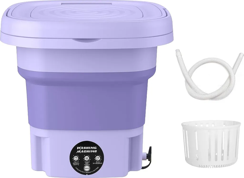 Lave-linge pliable 8L : fini le lavage à la main en voyage et studio