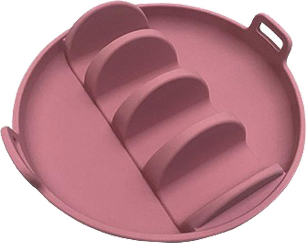 Taco-Tellerhalter aus Silikon, Burrito-Schale, große Kapazität, Tortilla-Clip mit Cluster 4 Schlitzen, Taco-Halter für 3,9"-8" weiche und harte ...
