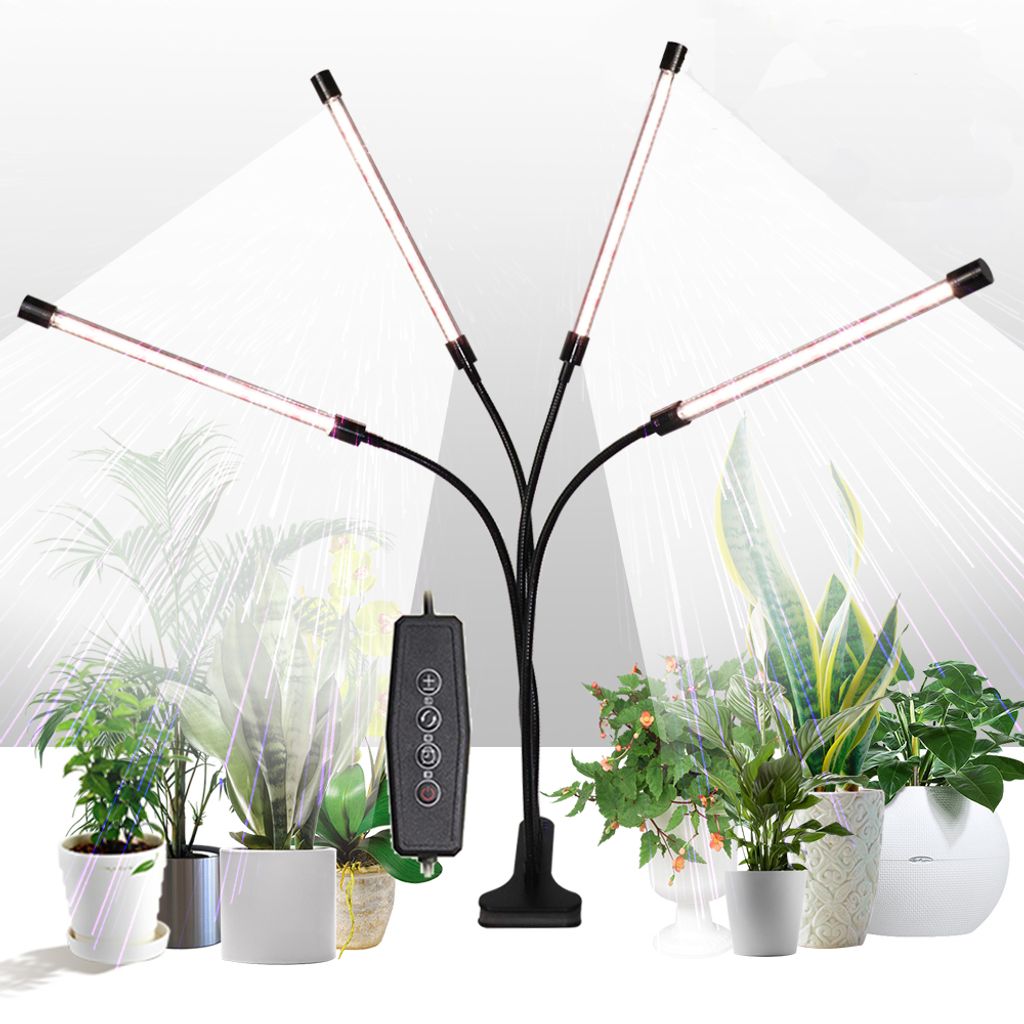 80W LED Pflanzenlampe Dimmbare Vollspektrum Pflanzenlicht Pflanzenleuchte Lampe 