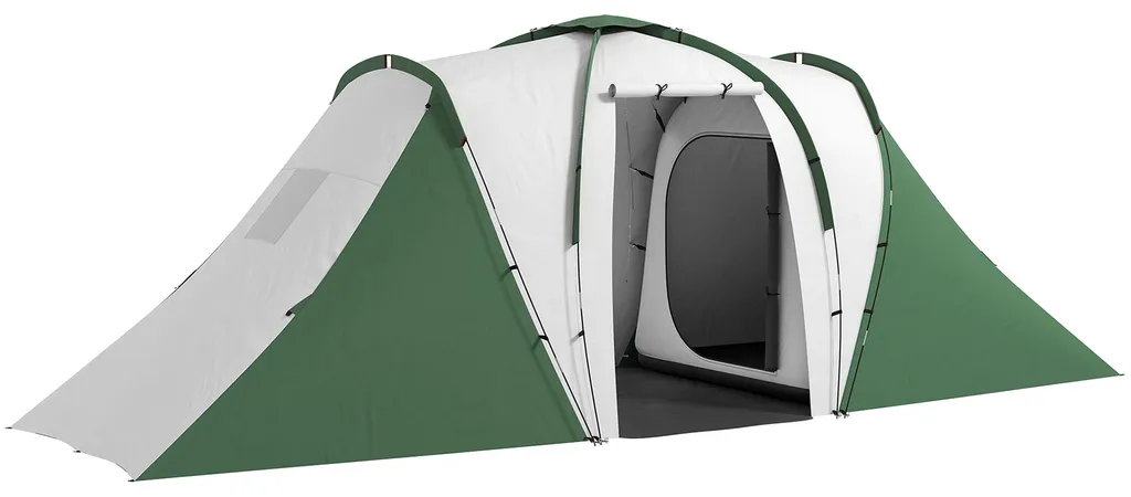 Tente de camping familiale 4-6 personnes étanche 5,55 x 2,25 x 1,9 m