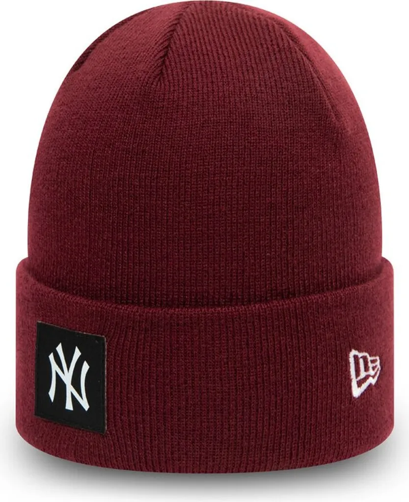 Berretto NY Yankees New Era Maroon | Cuff Beanie Invernale Streetwear