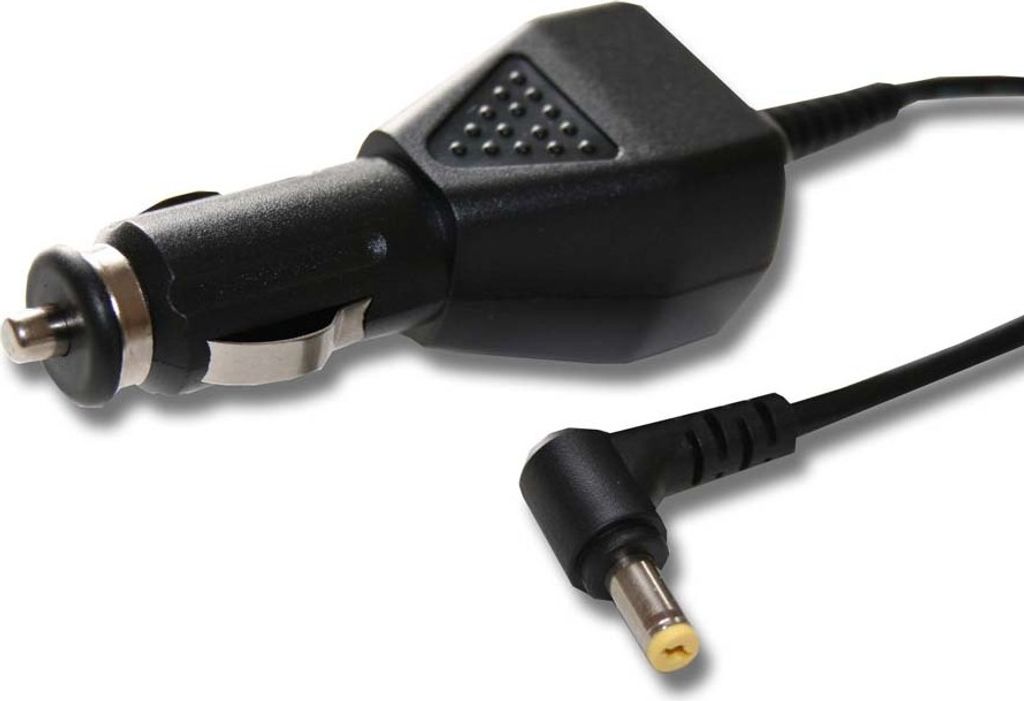 vhbw KFZ-Ladekabel kompatibel mit Acer Aspire One D270, Ferrari, Education, E100, D255E, D260, D257, D260E Notebook - 12V Ladegerät Schwarz 1,6 A
