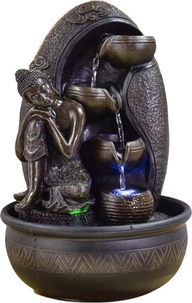 Fontaine d'intérieur Zen Bouddha - Idéal Méditation Yoga et Sommeil