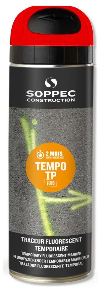Baustellen-Tracker Tempo Tp Fluoaerosol 650 ml Rot Produktbild 