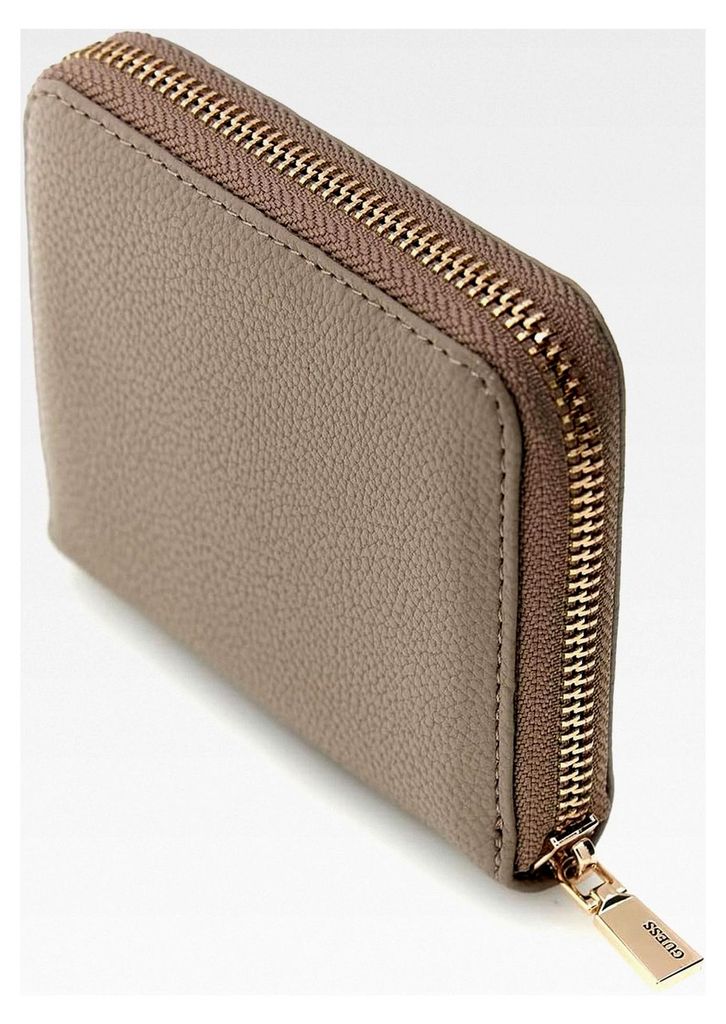Geldbörse Laurel II SLG Kleine Zip Around Geldbörse Dunkel Taupe