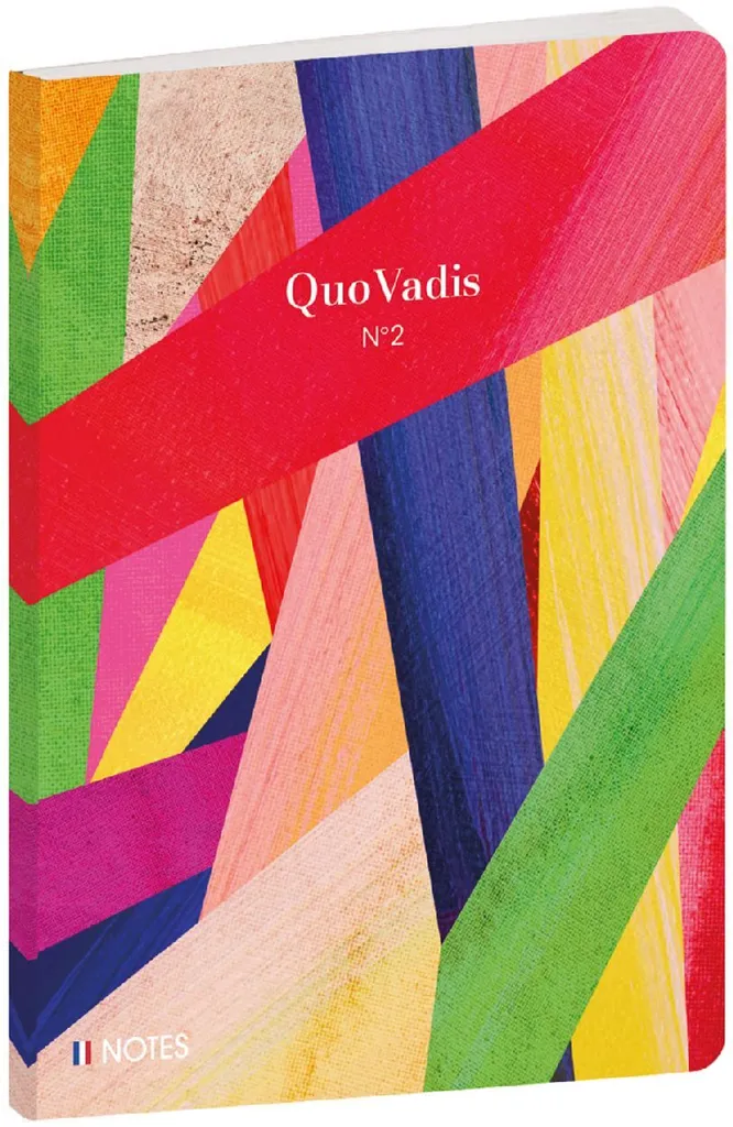 Exacompta Quo Vadis Taccuino Iconico Multicolore Foderato 15x21cm