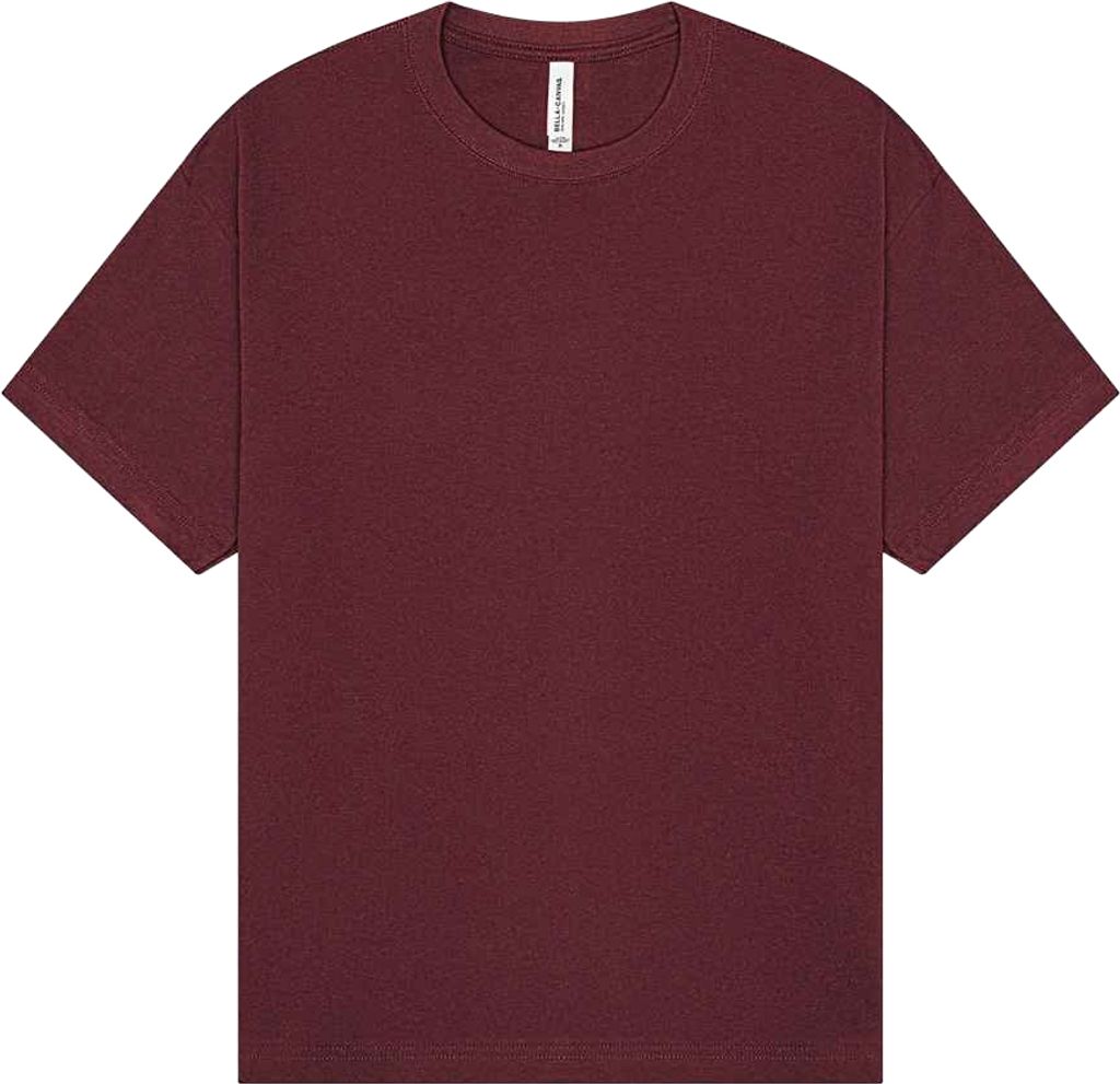 Bella + Canvas - T-Shirt für Herren/Damen Uni PC7705 (M) (Weinrot)