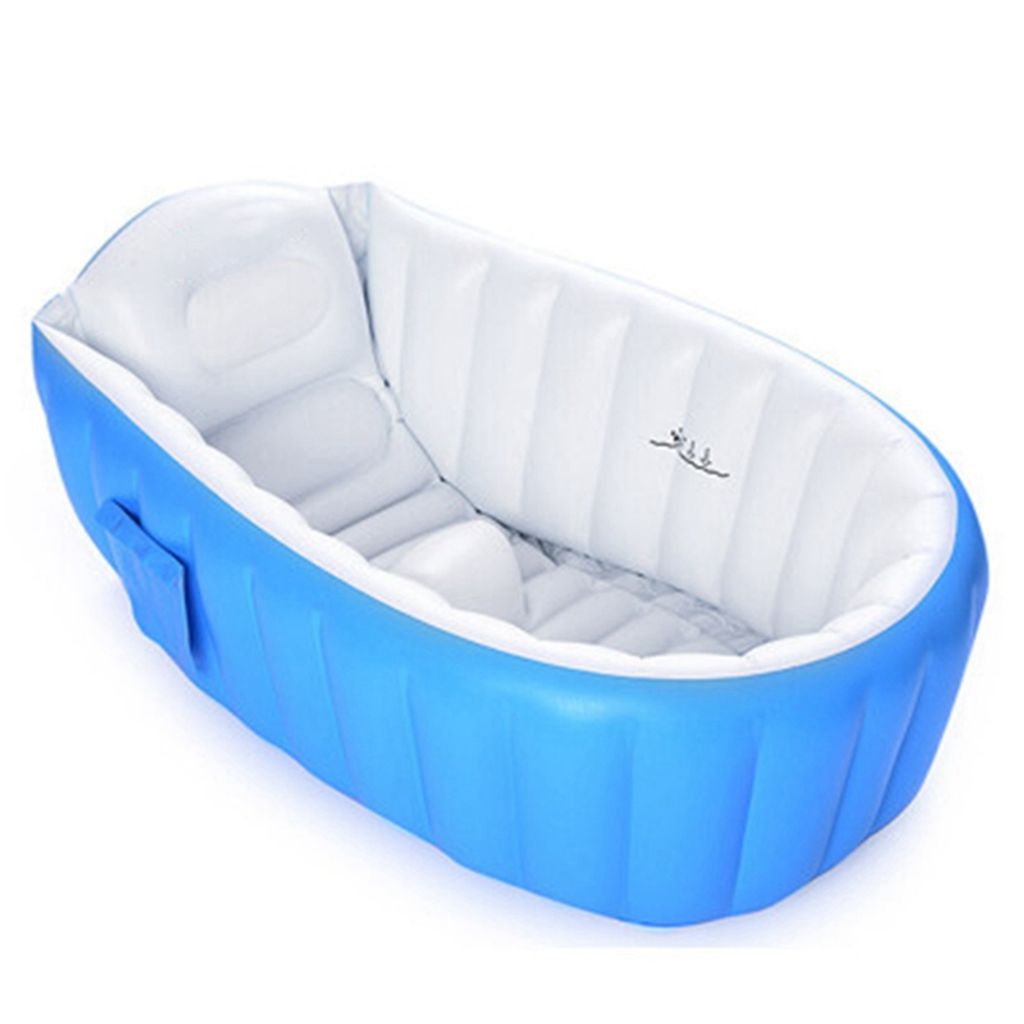 Aufblasbare Badewanne Baby Babybadewanne Babywanne Aufblasbar mit Luftpumpe DHL 