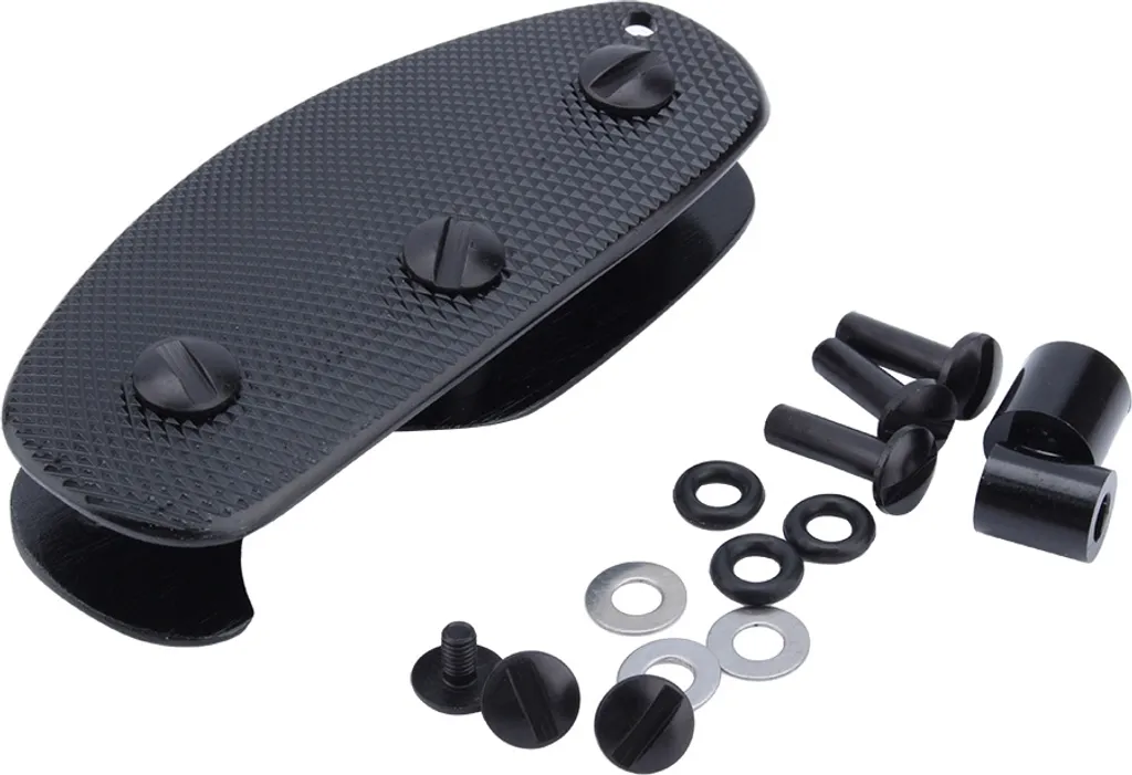 Organizzatore portachiavi in alluminio, portachiavi con clip, nero, pratico strumento per le tasche dei pantaloni e l' - 2