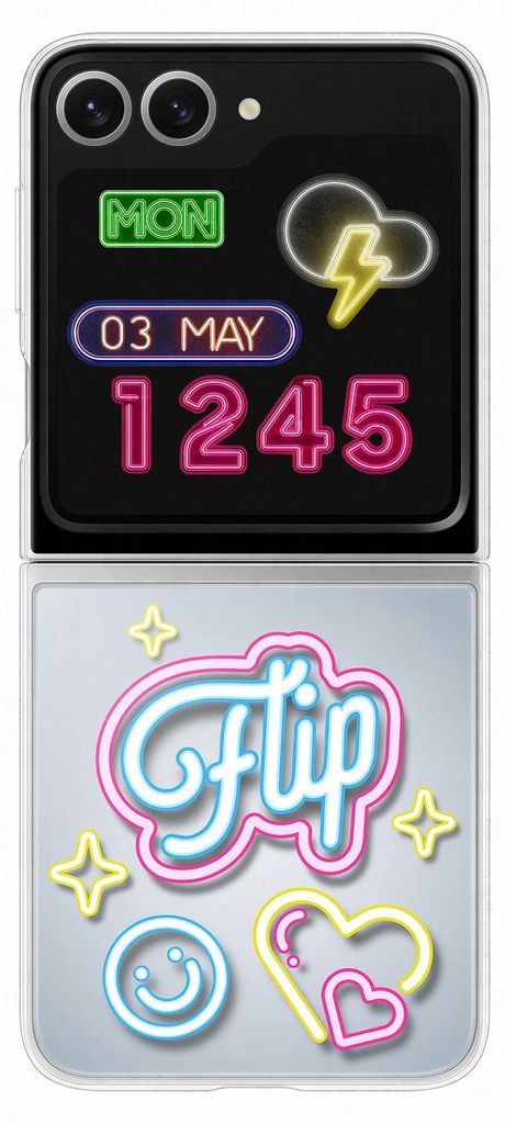 Samsung FlipSuit Case Galaxy Flip6 grau Produktbild 