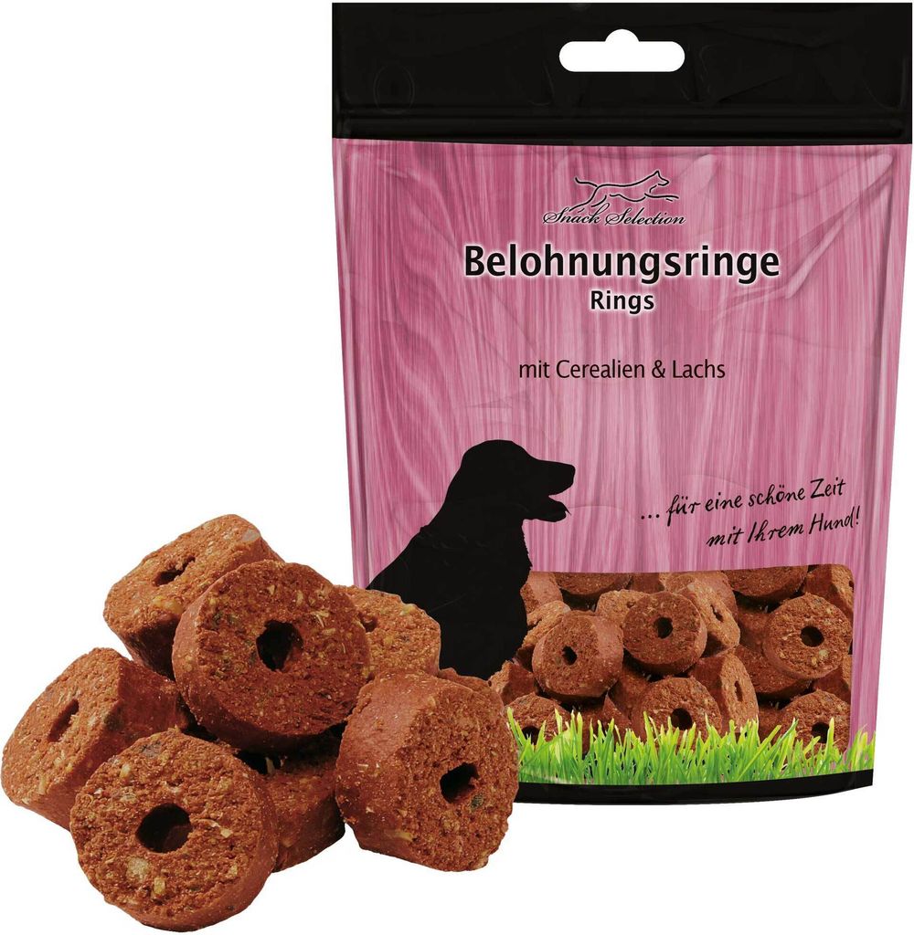 Schecker 3x 500g Belohnungsringe Cerealien & Lachs - Produktbild 