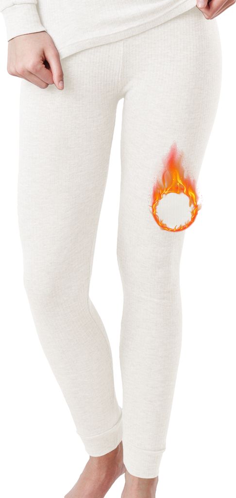OCERA Thermo Unterhose für Damen aus Baumwolle - creme - M Produktbild 