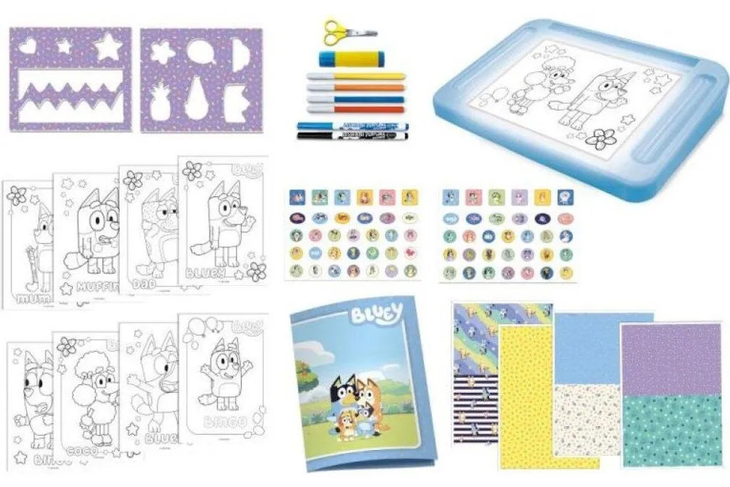 Tableau Rétroéclairé Bluey LISCIANI : Kit Créatif et Éducatif Complet - 3