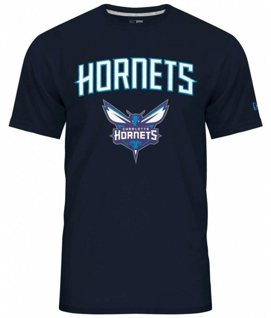 T-Shirt NBA Charlotte Hornets New Era Team logo Bleu marine Image du produit 