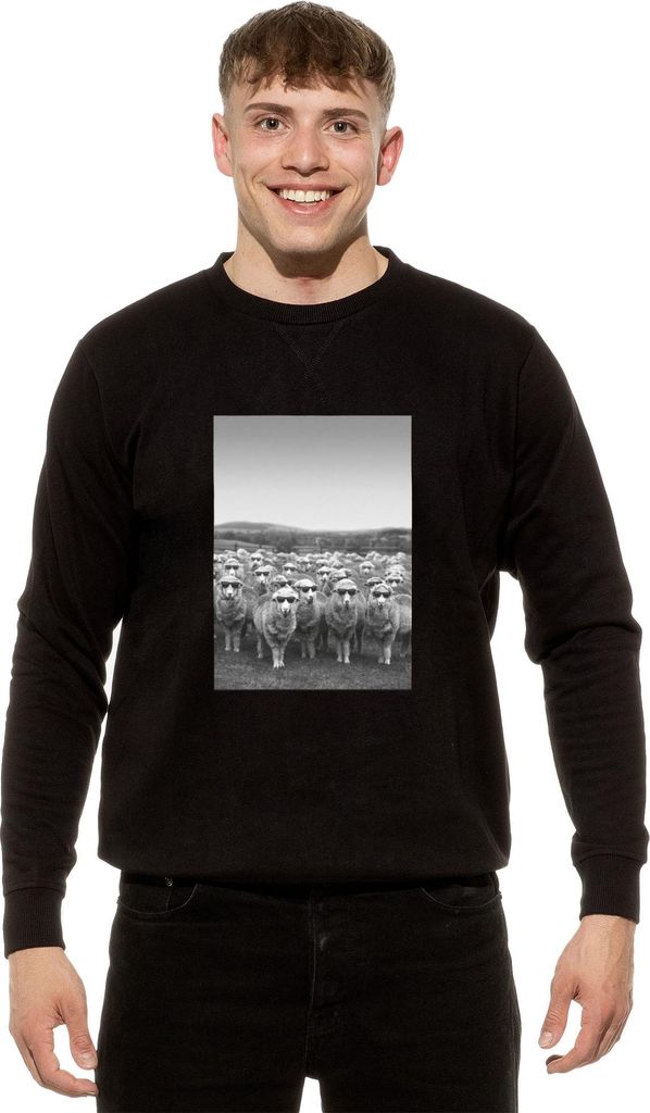 Cotton Prime Sweatshirt Schafe S Schwarz