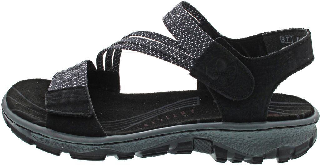 Rieker 68871-00 (38/schwarz/pazifik-weis) Produktbild 