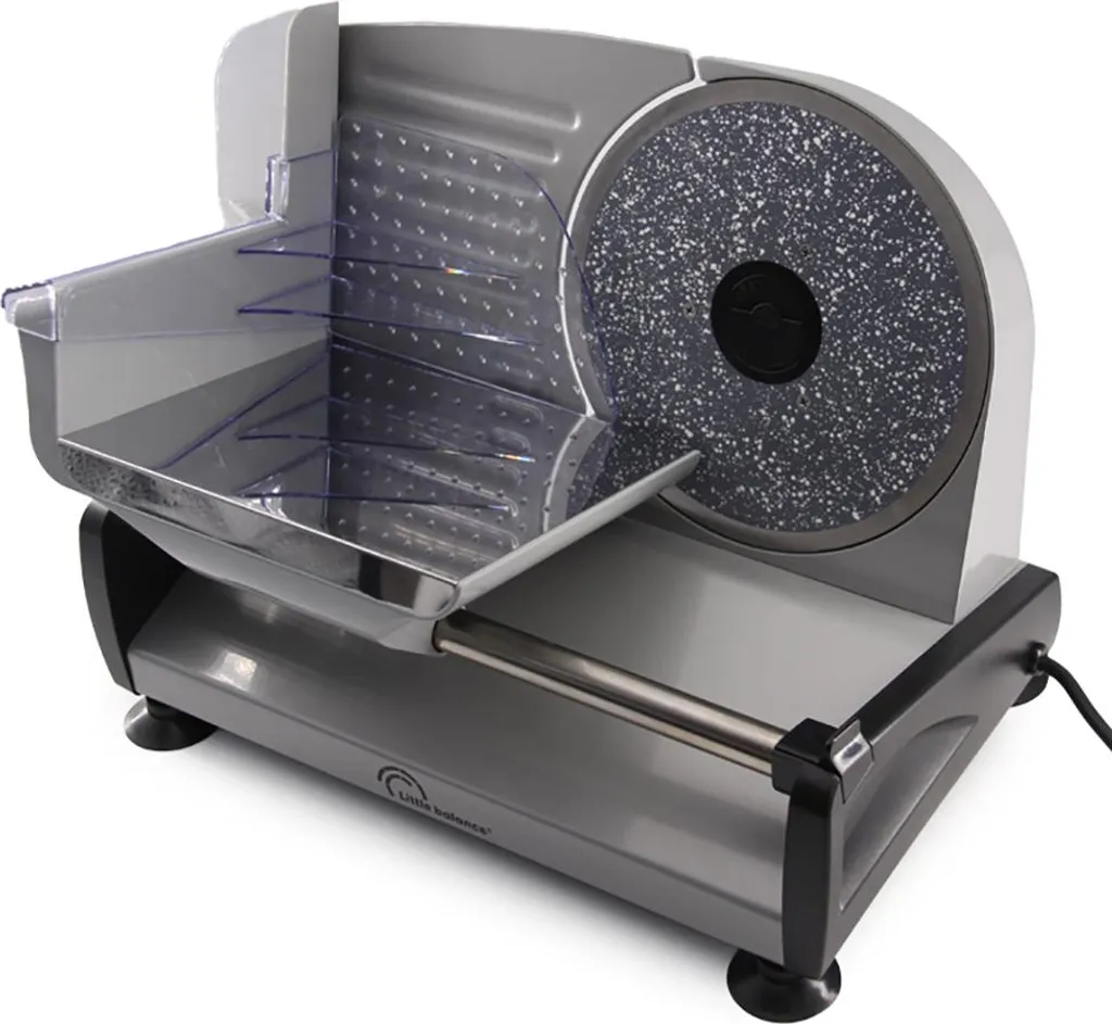 Trancheuse à charcuterie électrique 200W grise - Tranches parfaites - 2