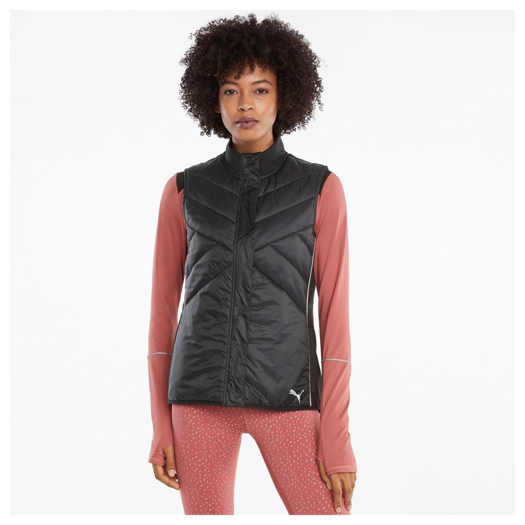 Damenweste Puma RUN ELEVATED PADDED VEST WS Schwarz