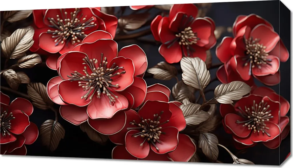 Image 70x40 cm Récit fleuri - Habillez vos murs vides avec élégance