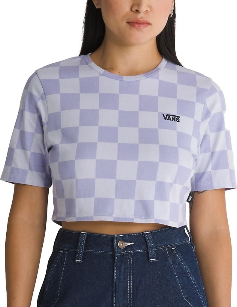 VANS CHECKER CREW CROP II Violett