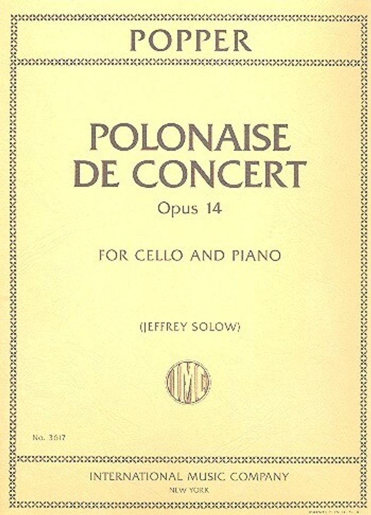 Polonaise de concert op.14 für Violoncello und Klavier