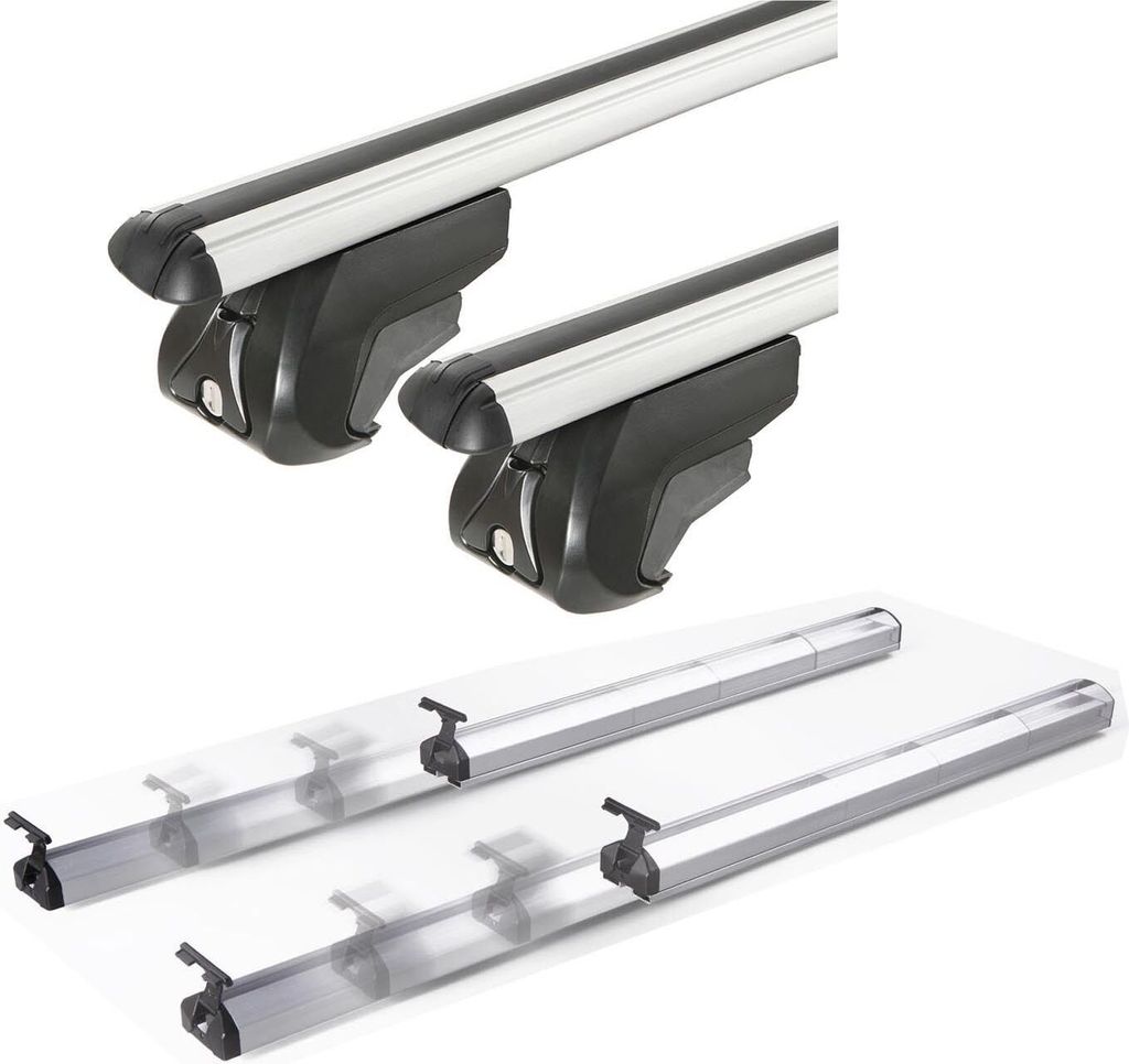 Alu Relingträger VDP CC Fix&Slide kompatibel mit für Citroen Xsara Break (Kombi) 1997-2004