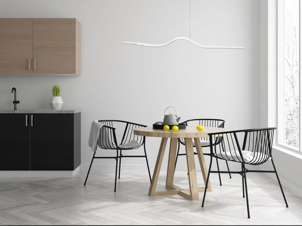 Lustre LED Toolight APP807-CP Blanc : Éclairage Puissant et Économe