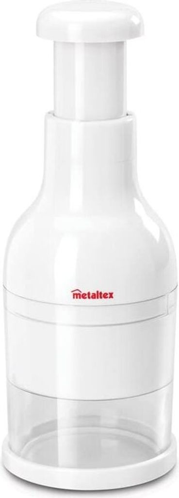metaltex 251305014 metaltex Tritacipolle Twist, bianco Immagine del prodotto 