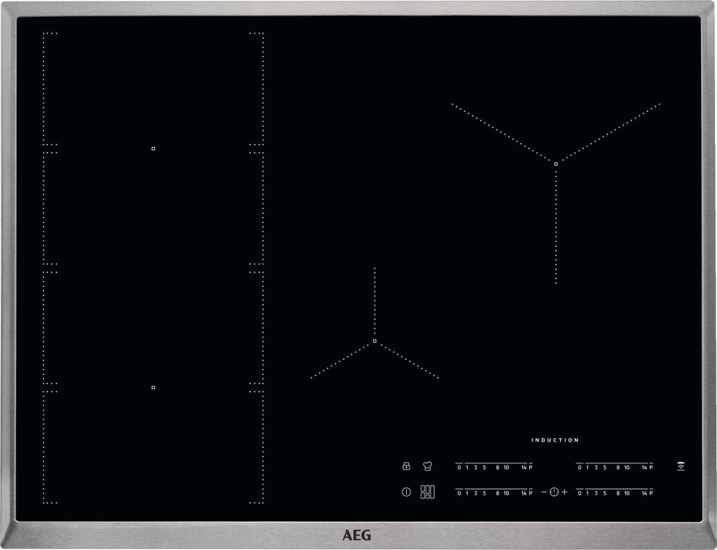 AEG IKE74471XB, Schwarz, Integriert, Produktbild 