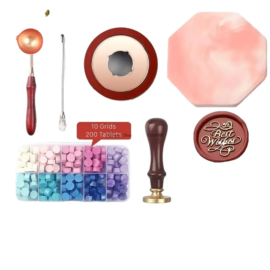 Set Ceralacca 24 Colori Kit Sigillo Bricolage 7 Pezzi n.9 Professionale