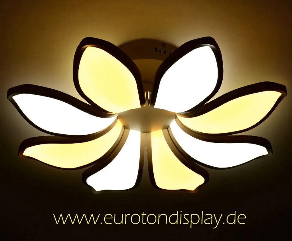 Plafonnier LED 60W à Intensité Variable avec Abat-jour Acrylique Chic
