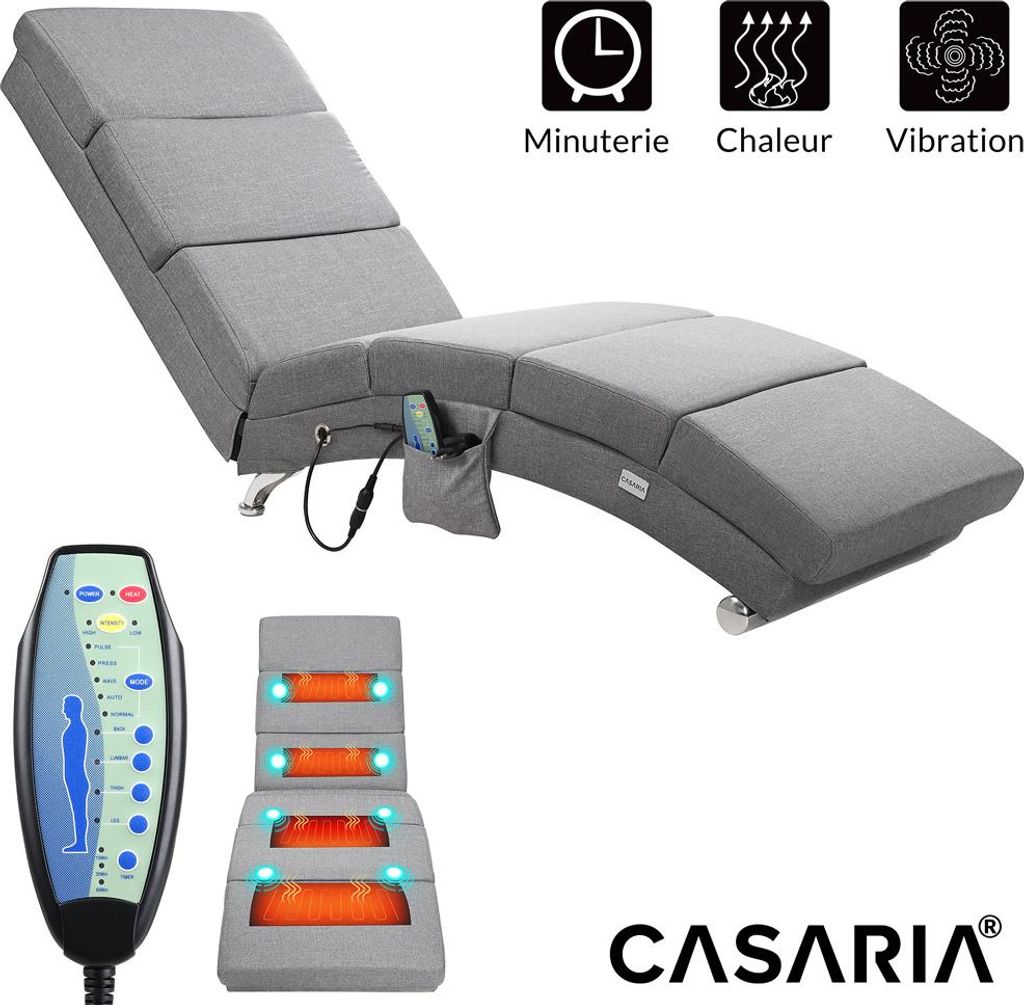 Casaria Méridienne London Chaise longue d’intérieur design Image du produit 